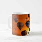 Heißluftballons im Flug Kaffeetasse (Vorderseite Links)