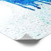 Heißluftballons im Flug Poster (Ecke)