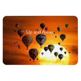 Heißluftballons im Fluganmagneten Magnet