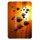 Heißluftballons im Fluganmagneten Magnet (Vertikal)