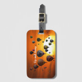 Heißluftballons im Fluggepäck Gepäckanhänger (Vorderseite Vertikal)