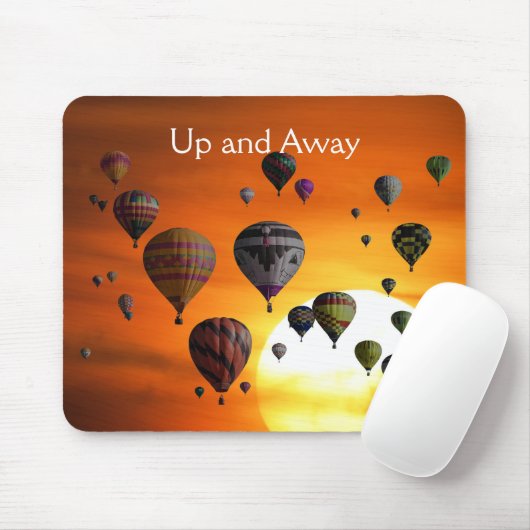 Heißluftballons im Flugmaus Mousepad (Mit Mouse)