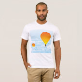 Heißluftballons im Wolkenballon-T - Shirt (Vorne ganz)