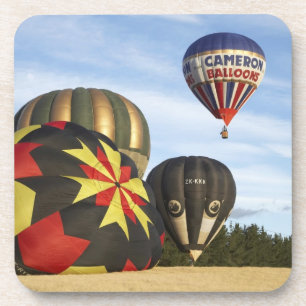 Heißluftballons in der Nähe von Wanaka, Südinse Getränkeuntersetzer