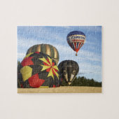 Heißluftballons in der Nähe von Wanaka, Südinsel, Puzzle (Horizontal)