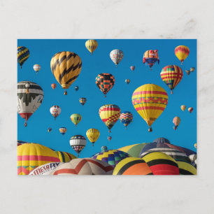 Heißluftballons in der Sky Postcard Postkarte