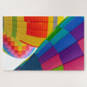 Heißluftballons in hellen Farben Puzzle (Horizontal)