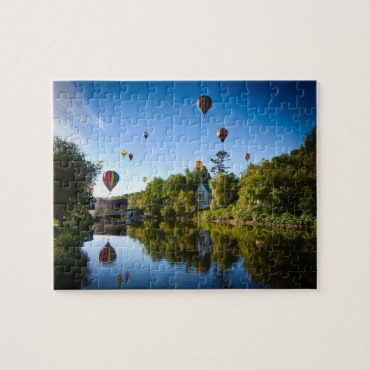 Heißluftballons in Queche Puzzle (Horizontal)