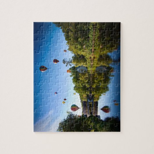 Heißluftballons in Queche Puzzle (Vertikal)