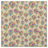 Heißluftballons in Regenbogenfarben Gemustert Stoff (Muster)
