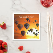 Heißluftballons in Servietten (Beispiel)