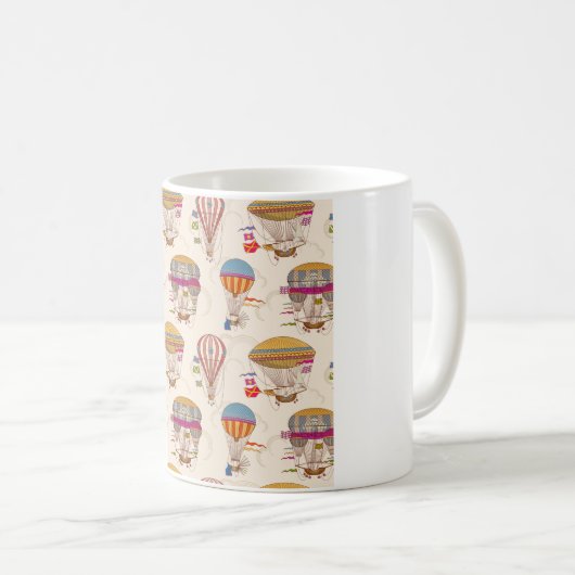 Heißluftballons Kaffeetasse (VorderseiteRechts)