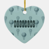 Heißluftballons Keramik Ornament (Vorne)