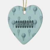 Heißluftballons Keramik Ornament (Links)