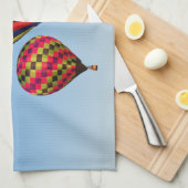 Heißluftballons Küchentuch (Viertel Falte)