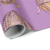 Heißluftballons Kunst Geschenkpapier (Rolleneckpunkt)