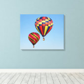 Heißluftballons Leinwanddruck (Insitu (Holzboden))