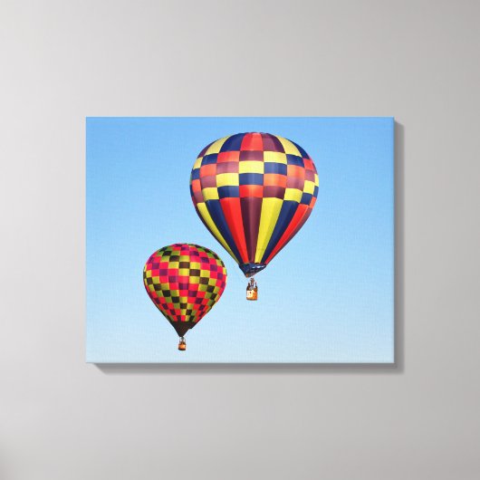 Heißluftballons Leinwanddruck (Vorderseite)