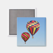 Heißluftballons Magnet (Vorderseite/Rückseite)