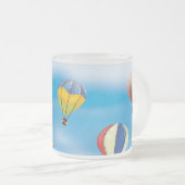 Heißluftballons Mattglastasse (VorderseiteRechts)