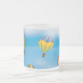 Heißluftballons Mattglastasse (Mittel)