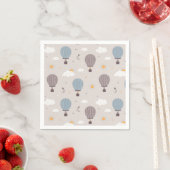 Heißluftballons mit Papieren Napkins Serviette (Beispiel)