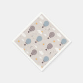 Heißluftballons mit Papieren Napkins Serviette (Ecke)