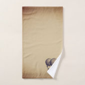 Heißluftballons mit Schiff Badhandtuch Set (Handtuch)