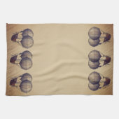 Heißluftballons mit Schiff Geschirrtuch (Horizontal)