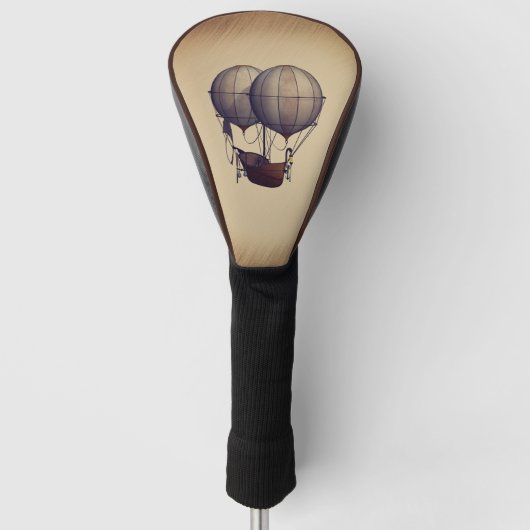 Heißluftballons mit Schiff Golf Headcover (Vorderseite)