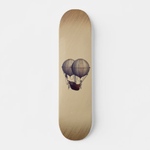 Heißluftballons mit Schiff Skateboard