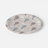 Heißluftballons mit Tellern aus Papier Pappteller (Schrägansicht)