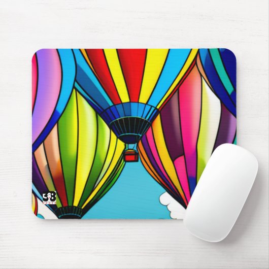 Heißluftballons Mousepad (Mit Mouse)