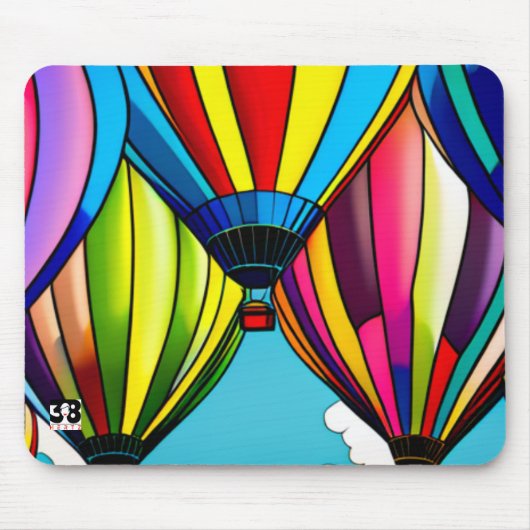 Heißluftballons Mousepad (Vorne)