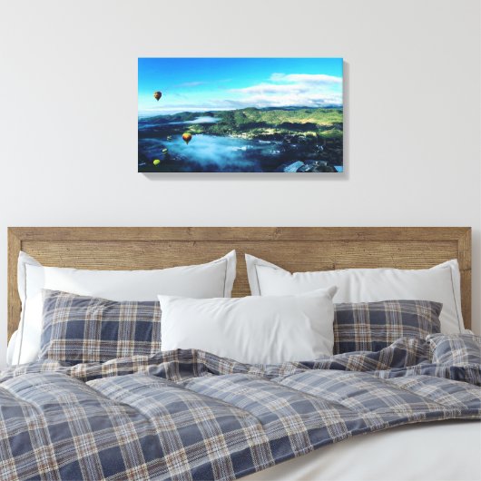 Heißluftballons, Napatal Leinwanddruck (Insitu (Schlafzimmer))