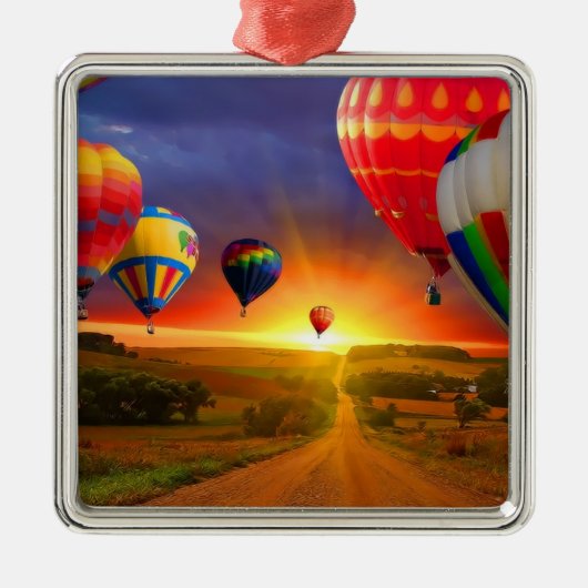 Heißluftballons Ornament (Vorne)
