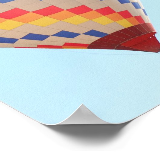 Heißluftballons-Plakat Poster (Ecke)