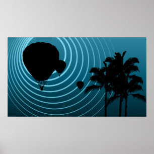 Heißluftballons Poster