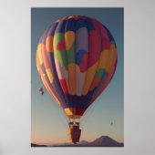 Heißluftballons Poster (Vorne)