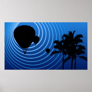 Heißluftballons Poster