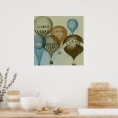Heißluftballons Poster (Küche)