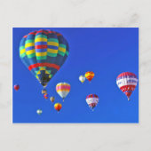 Heißluftballons Postkarte (Vorderseite)