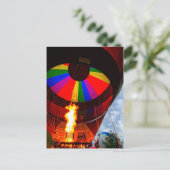 Heißluftballons Postkarte (Stehend Vorderseite)