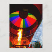 Heißluftballons Postkarte (Vorderseite)