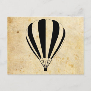Heißluftballons Postkarte