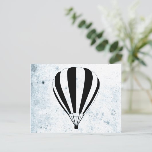 Heißluftballons Postkarte (Stehend Vorderseite)