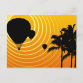Heißluftballons Postkarte (Vorderseite)