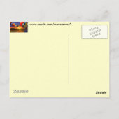 Heißluftballons Postkarte (Rückseite)