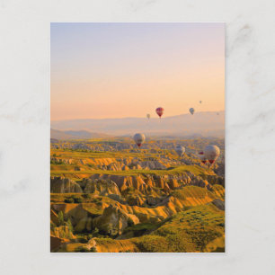 Heißluftballons Postkarte