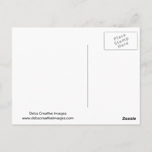 Heißluftballons Postkarte (Rückseite)